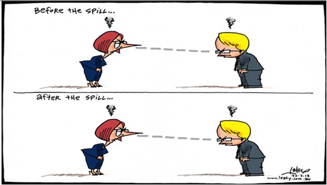 J. Gillard vs K. Rudd